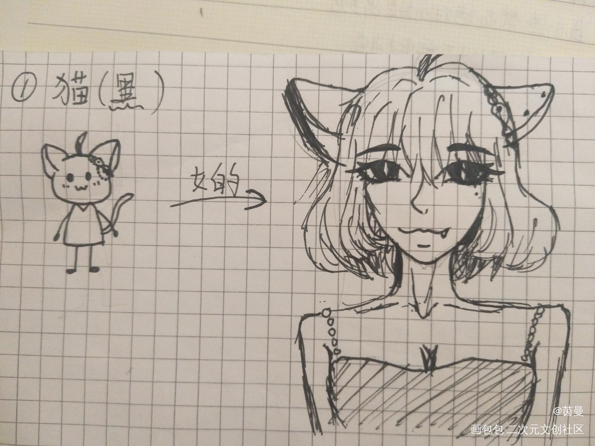 日常摸鱼_手绘绘画作品