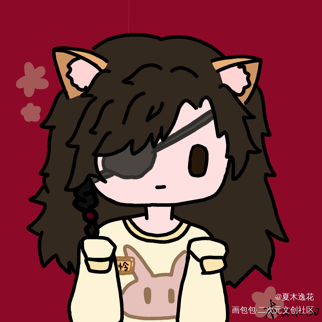 狐狸花花_天官赐福Q版绘画作品