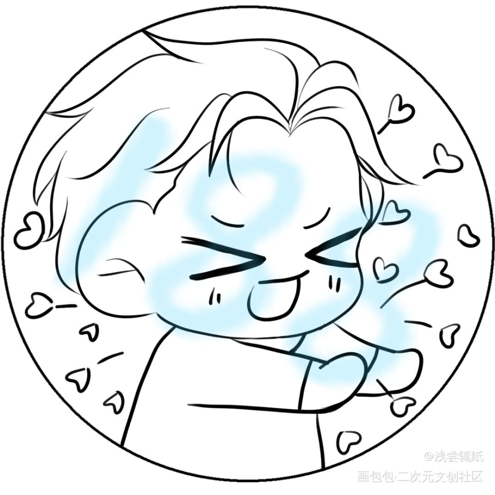 188_188男团群秀Q版温洛绘画作品