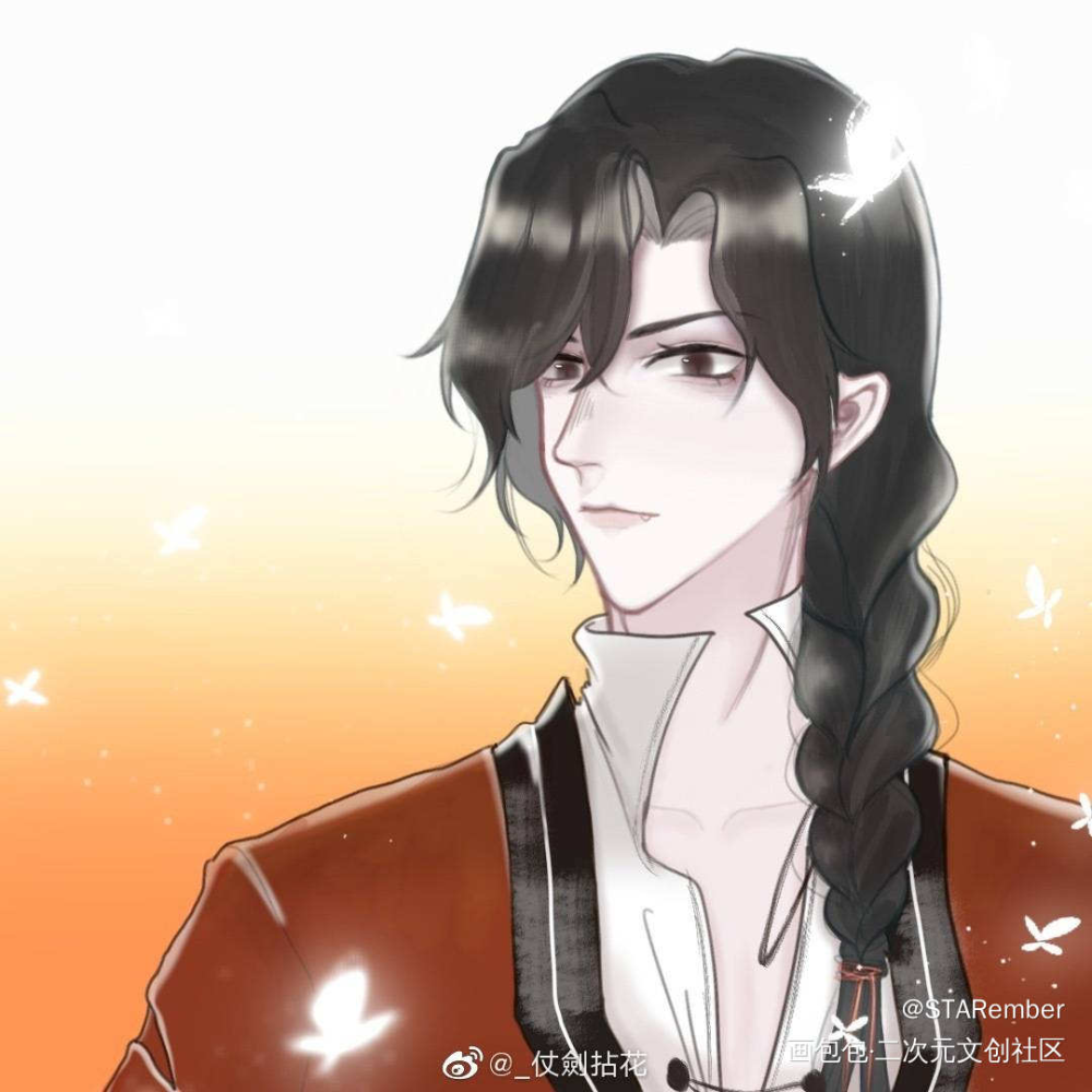 花城_天官赐福花城墨香铜臭绘画作品