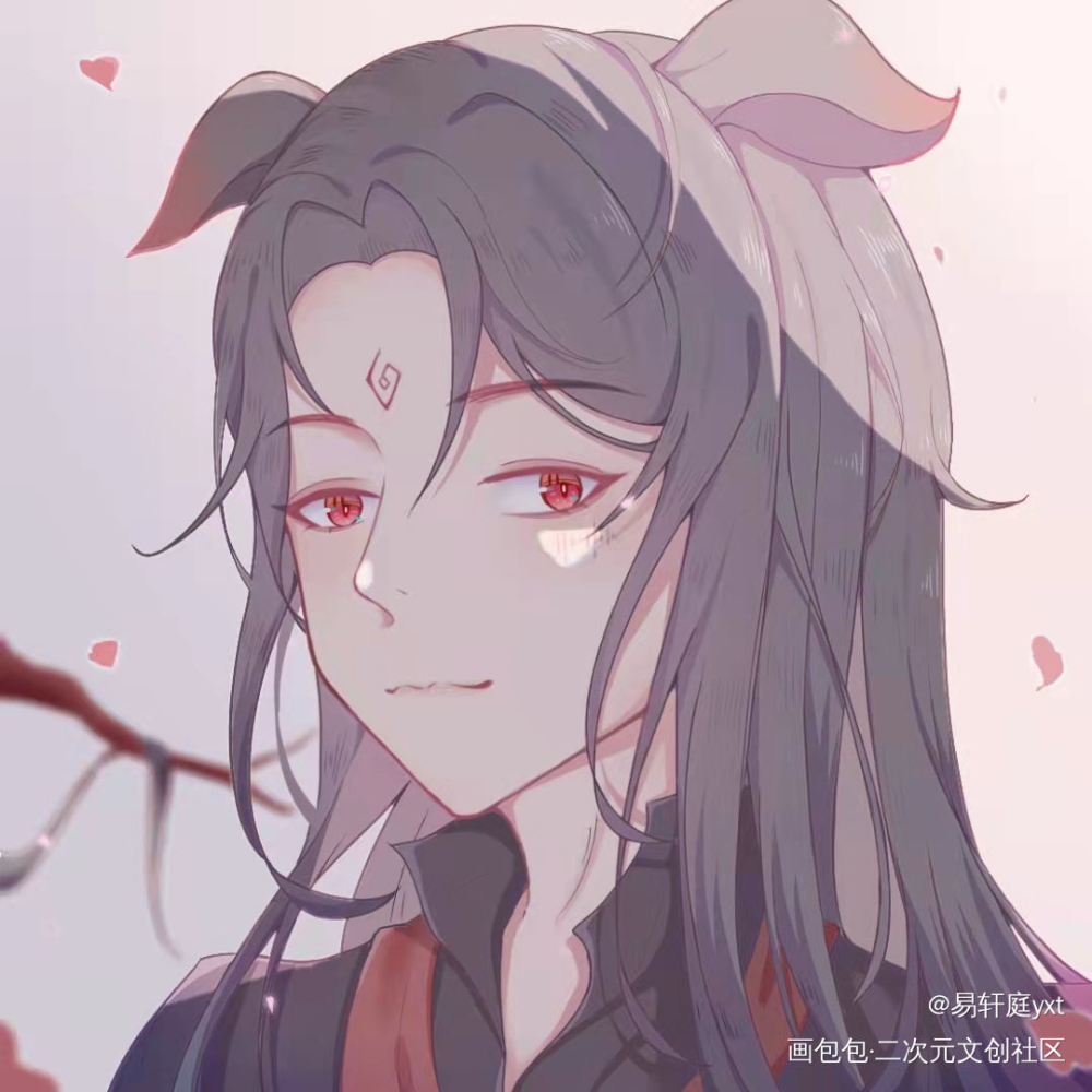 狗勾冰河✖️猫咪师尊_人渣反派自救系统墨香铜臭绘画作品