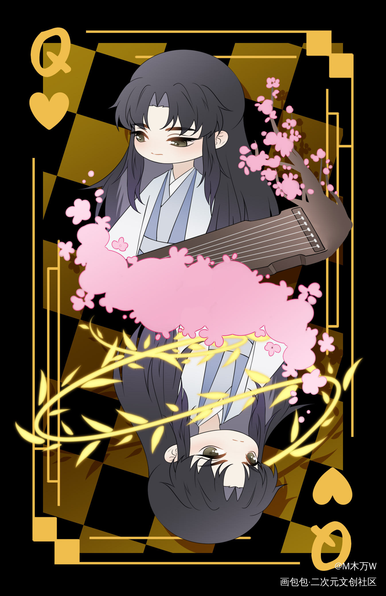 12/15_二哈和他的白猫师尊Q版绘画作品
