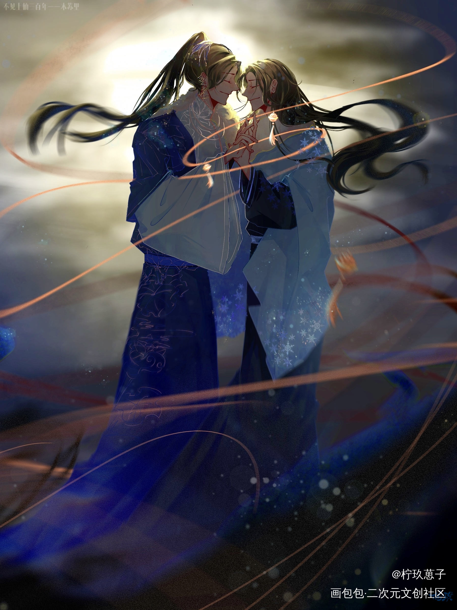 梦铃，能造一场大梦_不见上仙三百年古风平涂绘画作品