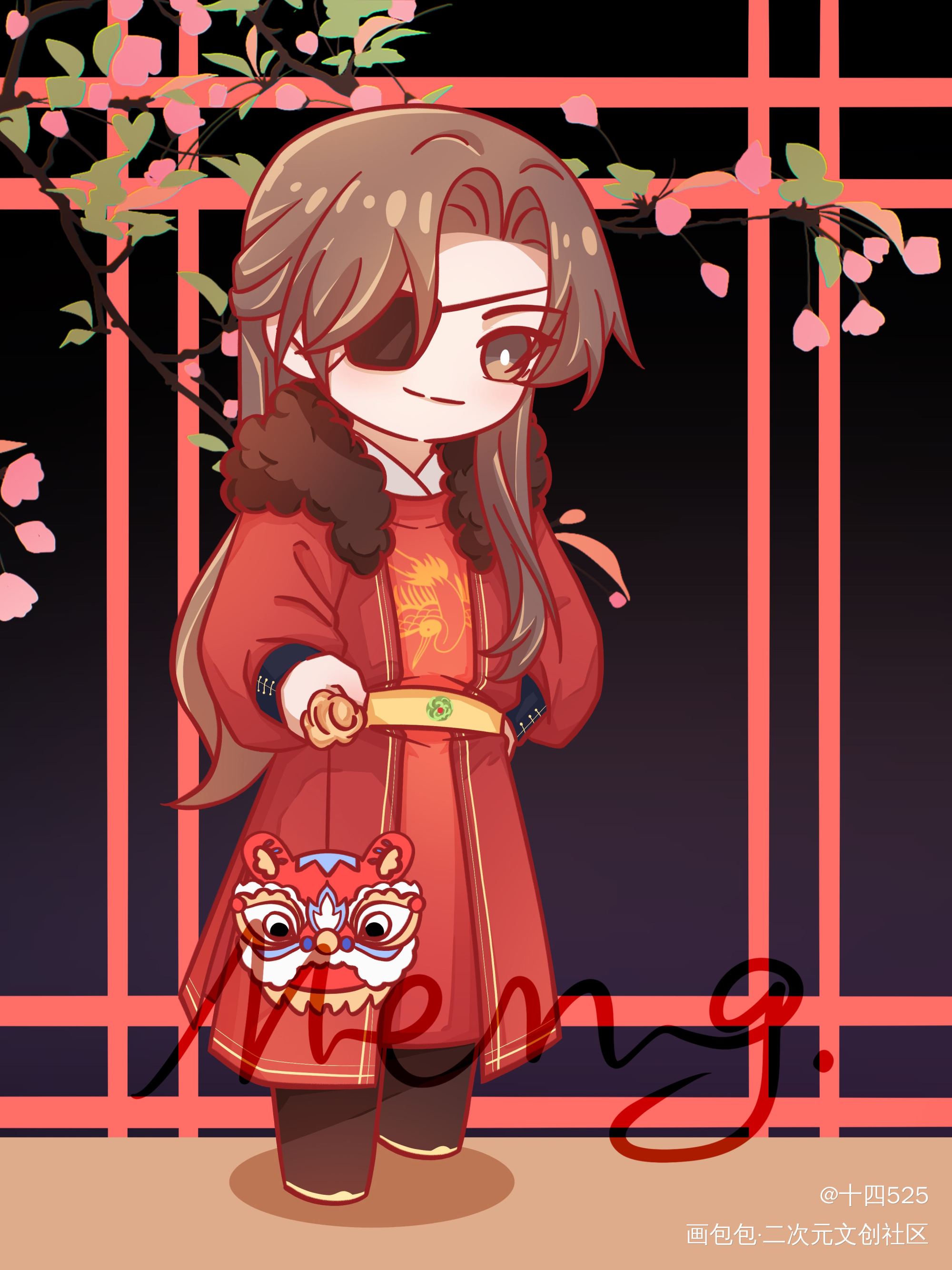 天官赐福_天官赐福Q版绘画作品