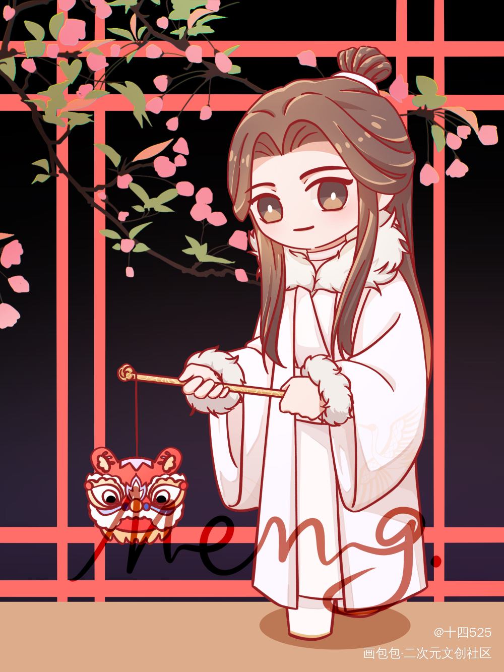 天官赐福_天官赐福Q版绘画作品