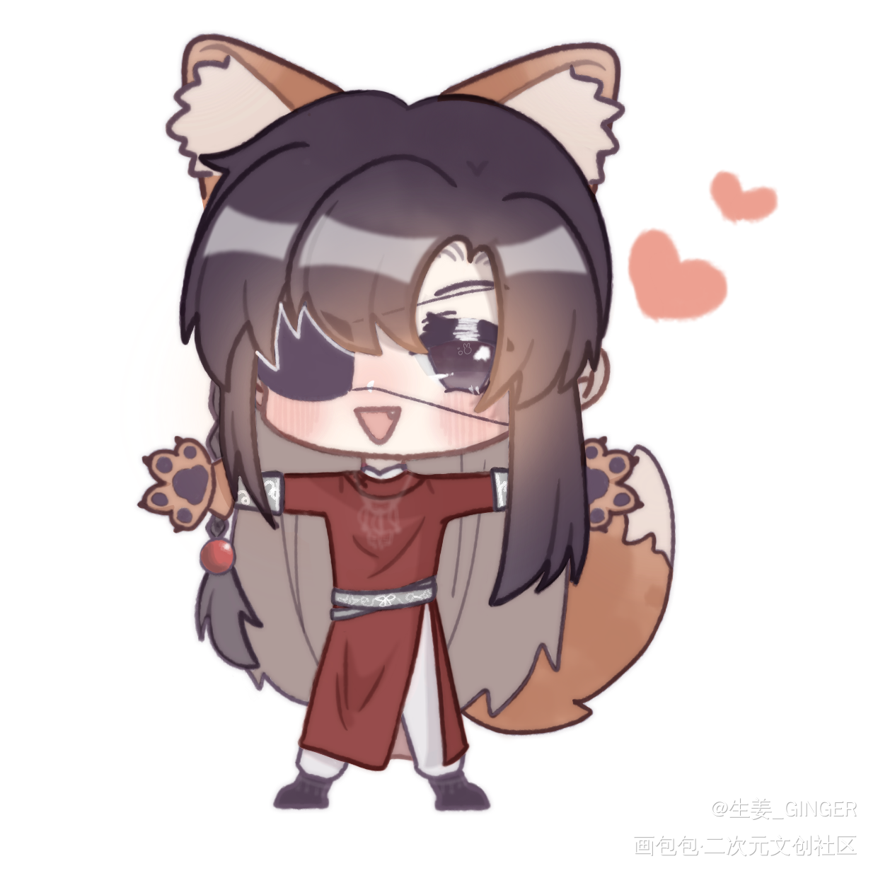 花城_天官赐福花城墨香铜臭绘画作品