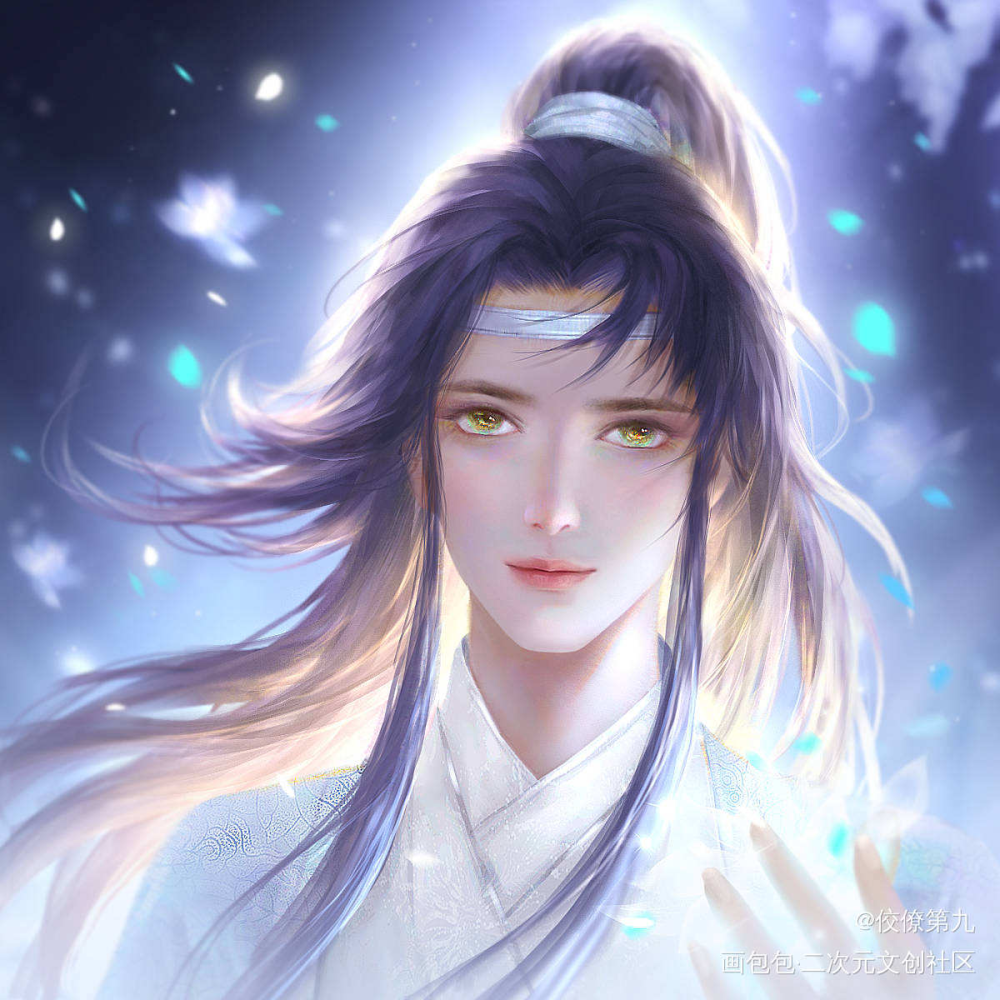 魔道祖师蓝忘机魏无羡_魔道祖师忘羡绘画作品