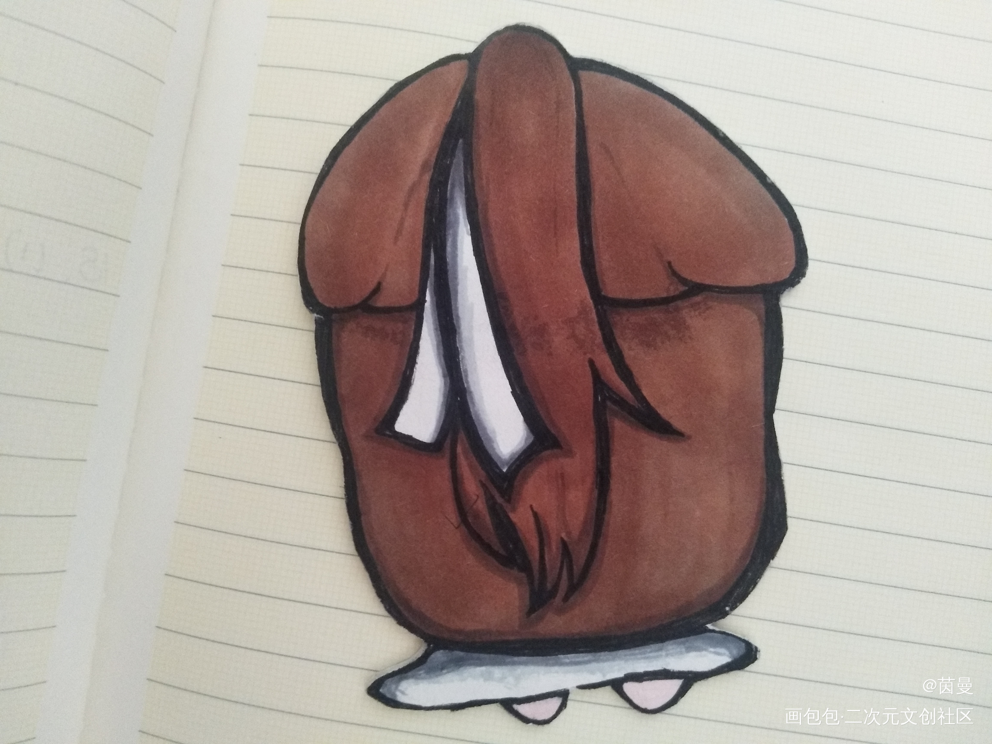 做了谢怜娃娃_手绘绘画作品