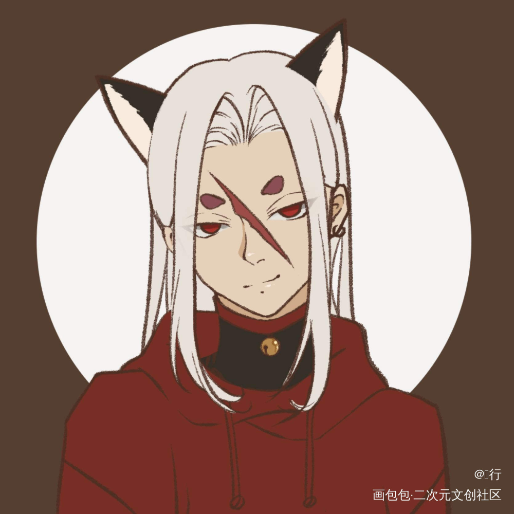 是猫猫啊_手绘绘画作品