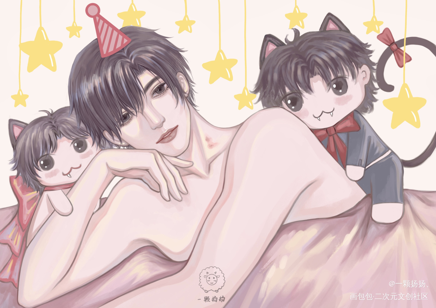 咕咕生日快乐！_一醉经年188男团寒故何故绘画作品