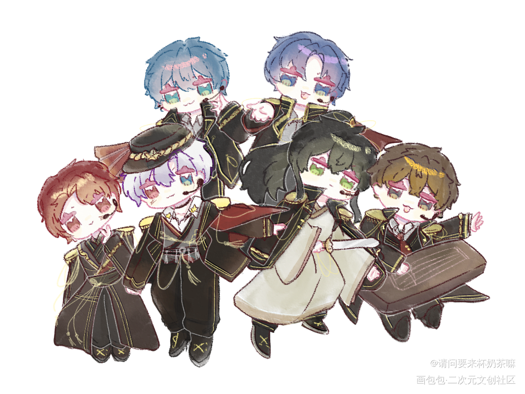 听我一曲破阵～_营业悖论听觉裴听颂方觉夏kaleido我要上首推绘画作品