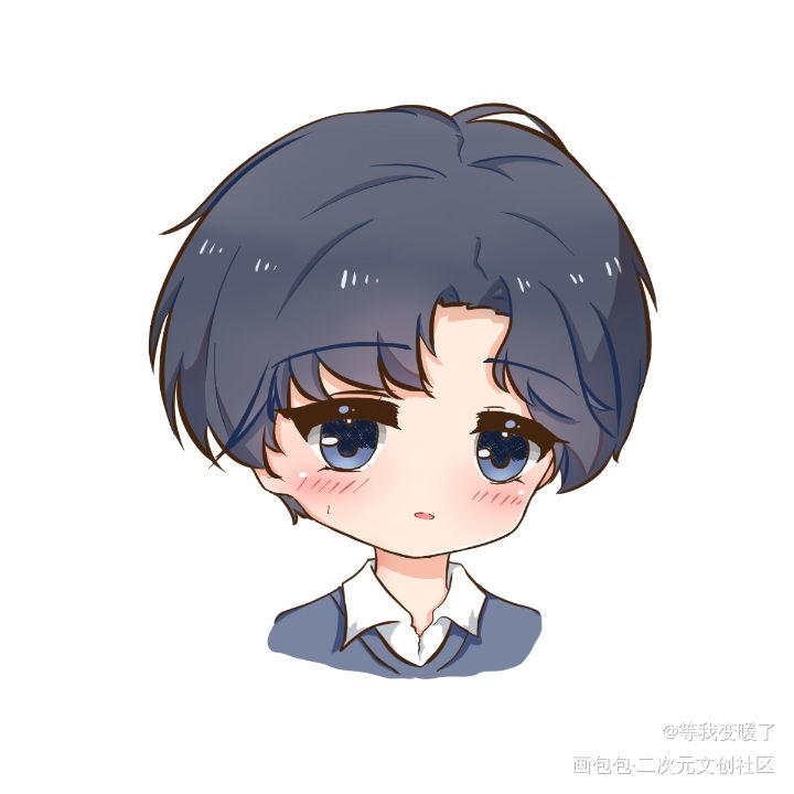 何故_一醉经年188男团寒故绘画作品