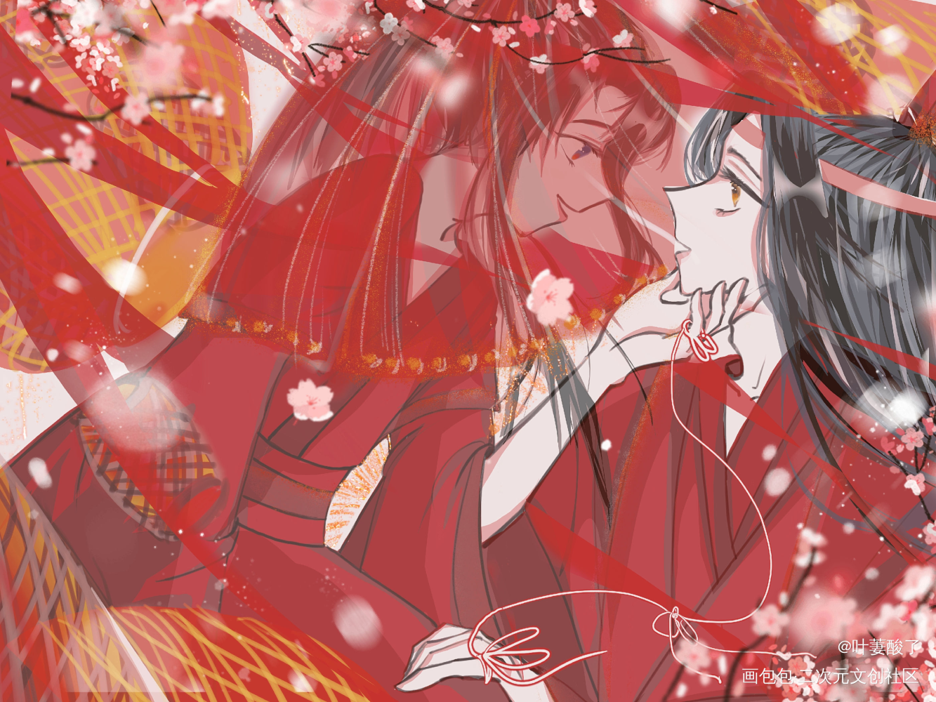 蓝湛！！_魔道祖师忘羡蓝忘机魏无羡手绘古风厚涂平涂我要上首推同人绘画作品