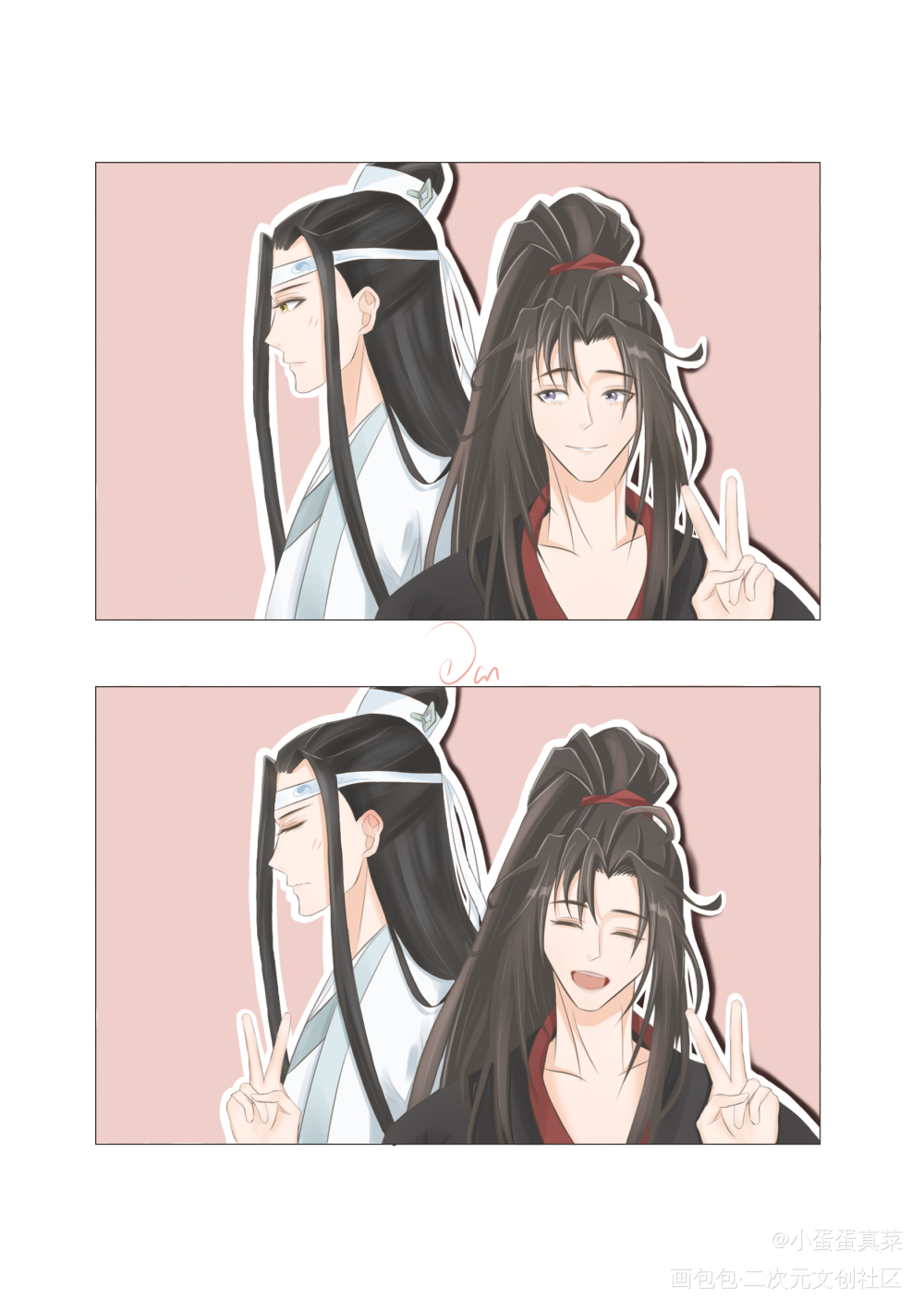 _魔道祖师忘羡绘画作品