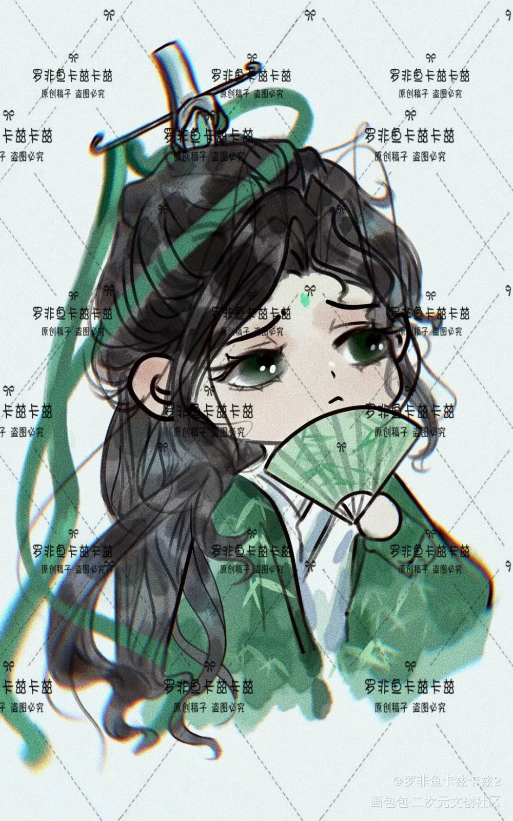 绝美的老沈_人渣反派自救系统沈清秋绘画作品
