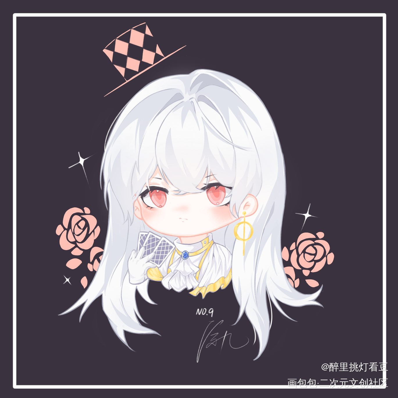 【魔术师】_惊悚练习生绘画作品
