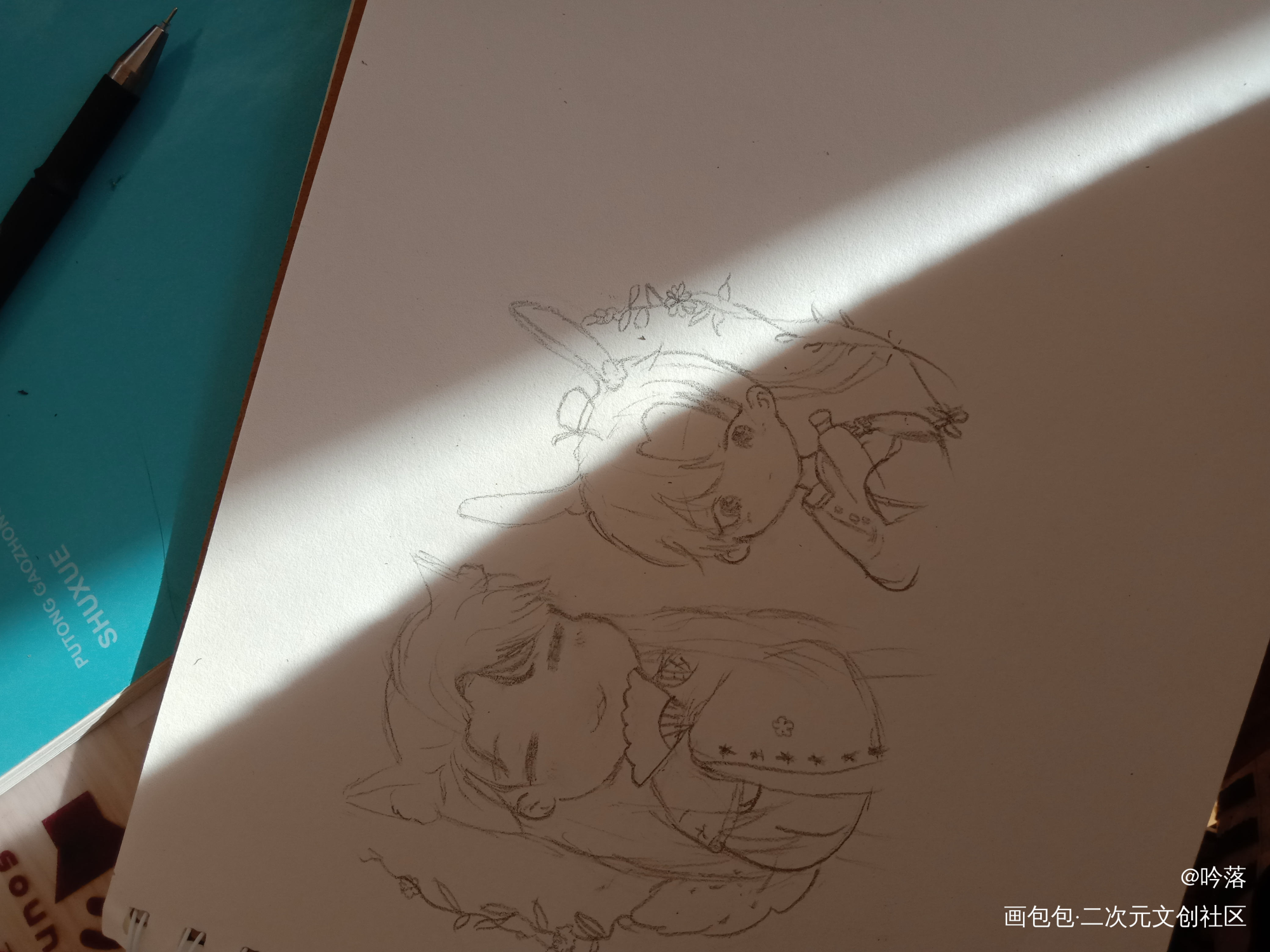 不早朝_手绘绘画作品