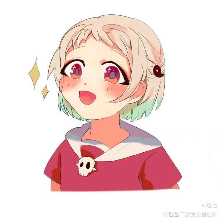 _地缚少年花子君八寻宁宁板绘临摹绘画作品