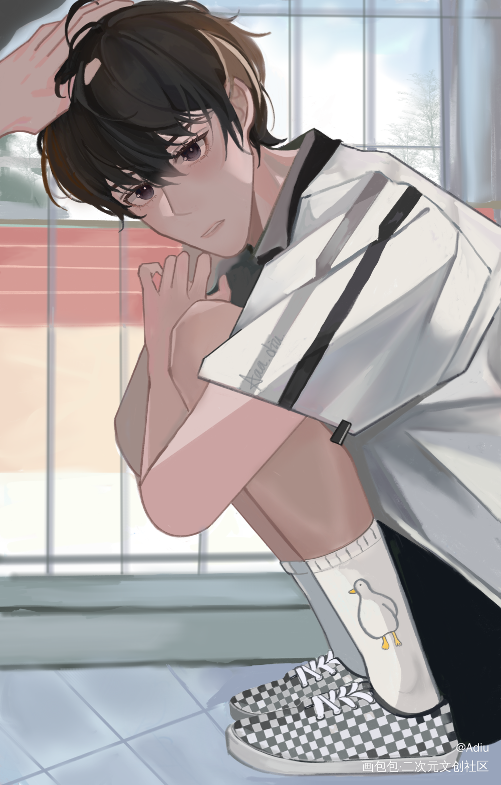 单发一下秀秀宝贝_娘娘腔188男团李程秀绘画作品