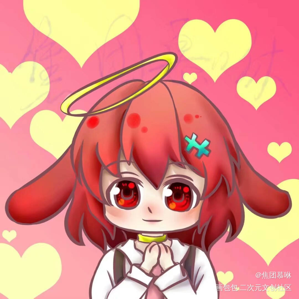 和列表共养的崽崽_Q版指绘摸鱼绘画oc绘画作品
