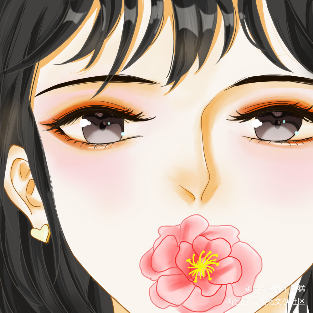 凯瑟喵❤️_平涂凯瑟喵约稿绘画作品