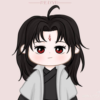 【冰妹四连拍】_人渣反派自救系统洛冰河绘画作品