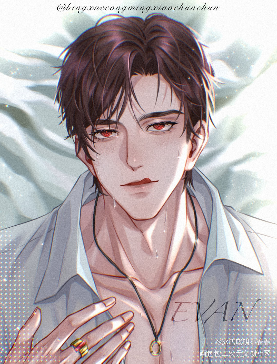 陆沉_光与夜之恋陆沉光与夜之恋陆沉绘画作品