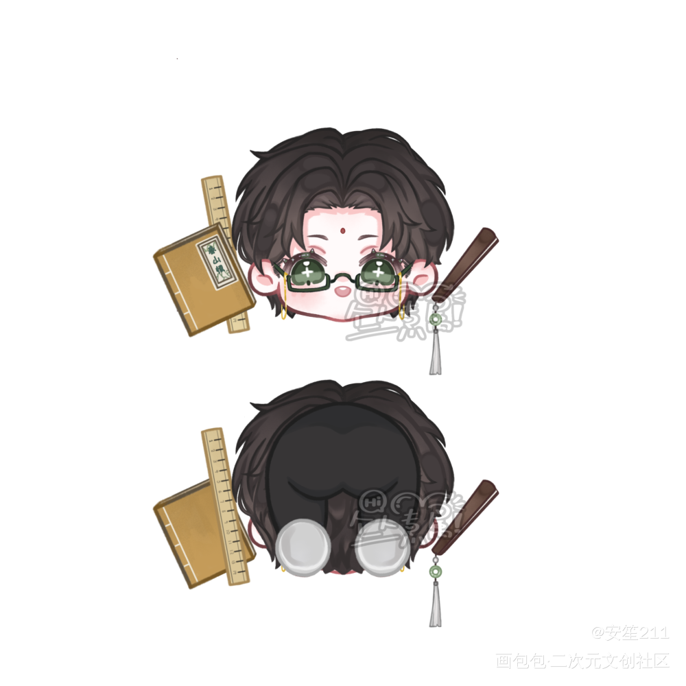 沈老师_人渣反派自救系统沈清秋绘画作品
