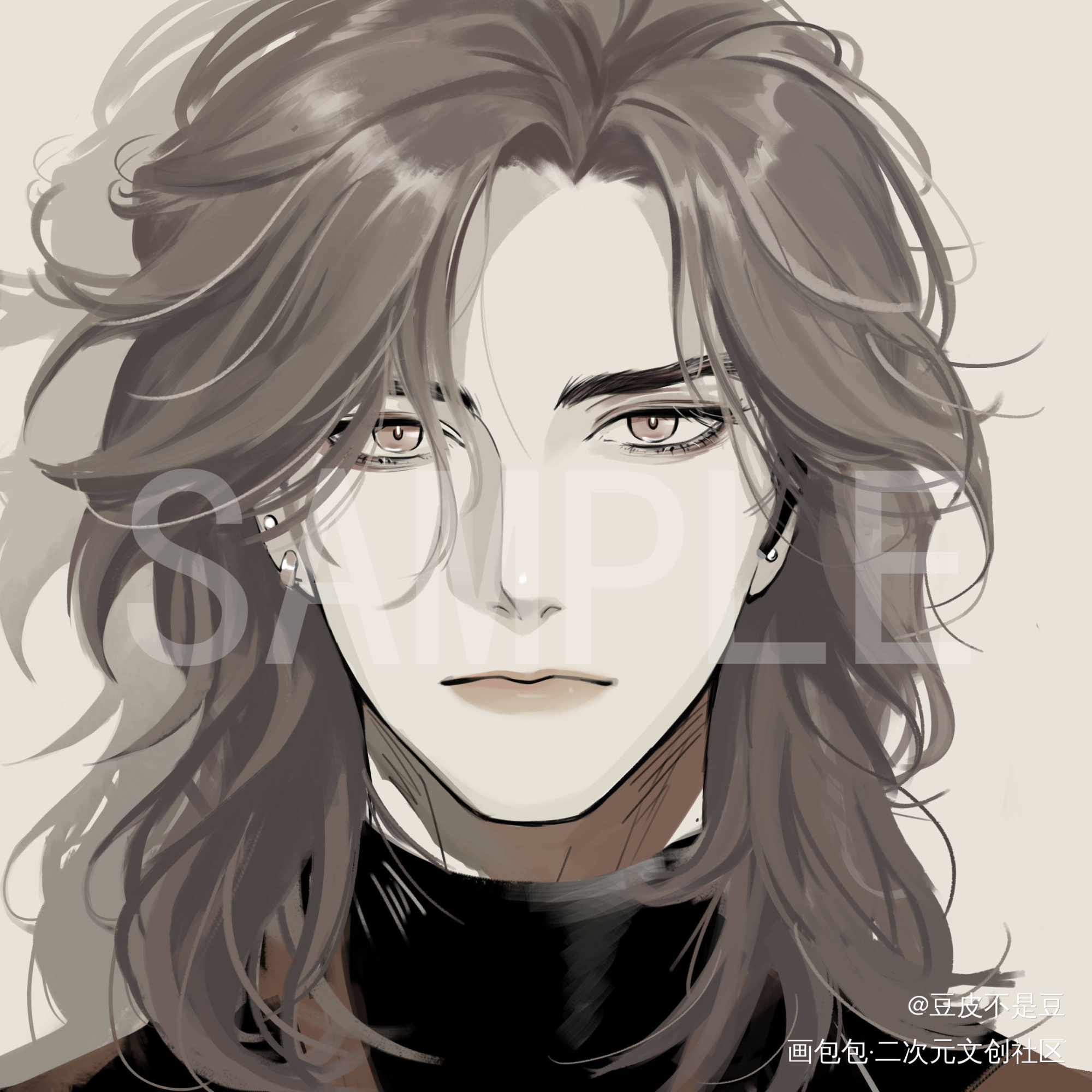 宋核桃 老宫来宣群啦～_火焰戎装一醉经年188男团宫应弦宋居寒cp29绘画作品