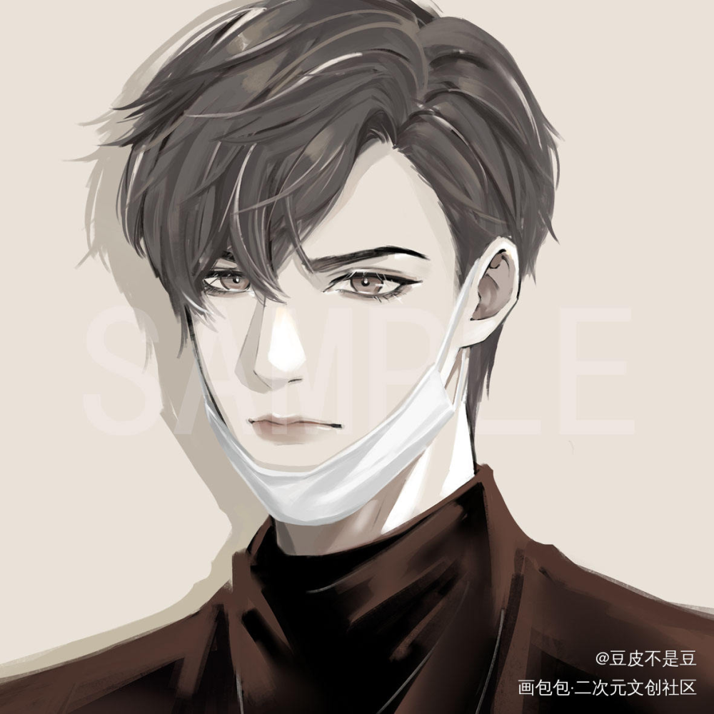 宋核桃 老宫来宣群啦～_火焰戎装一醉经年188男团宫应弦宋居寒cp29绘画作品