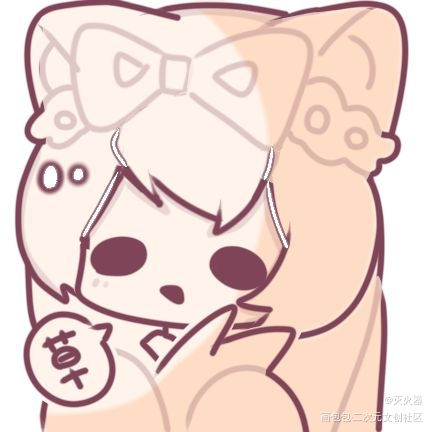 我_平涂Q版自设绘画绘画作品