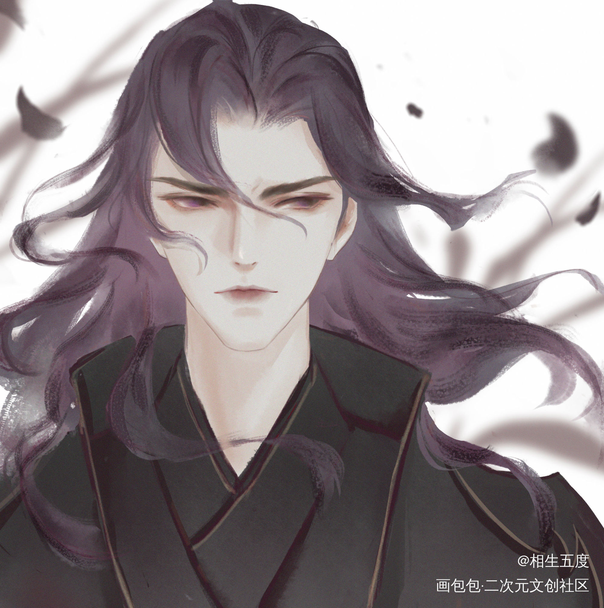 【二哈】踏踏头像_二哈和他的白猫师尊燃晚踏仙君墨燃古风我要上首页绘画绘画作品