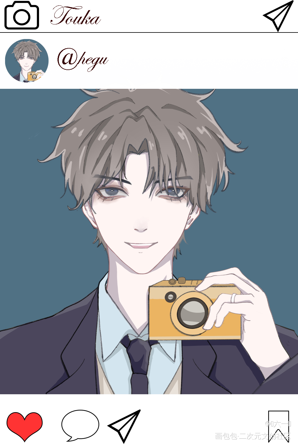 寒故透卡_一醉经年188男团寒故绘画作品