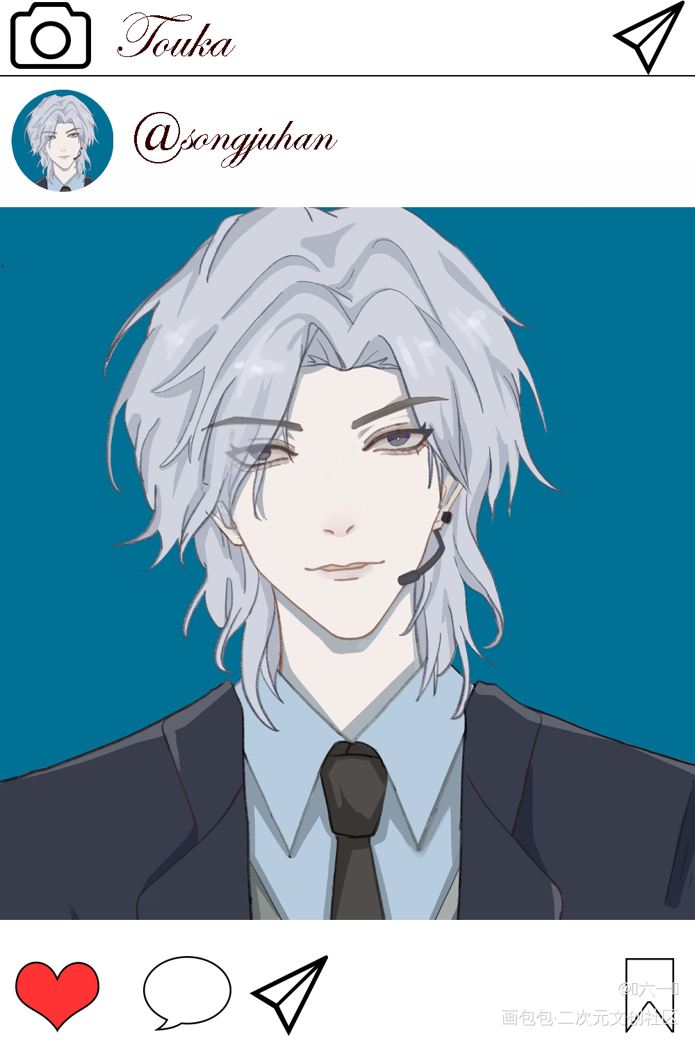 寒故透卡_一醉经年188男团寒故绘画作品
