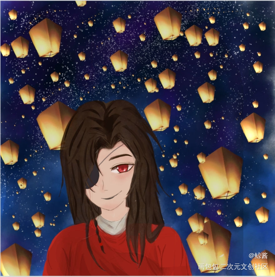 天官赐福_天官赐福花城手绘绘画作品