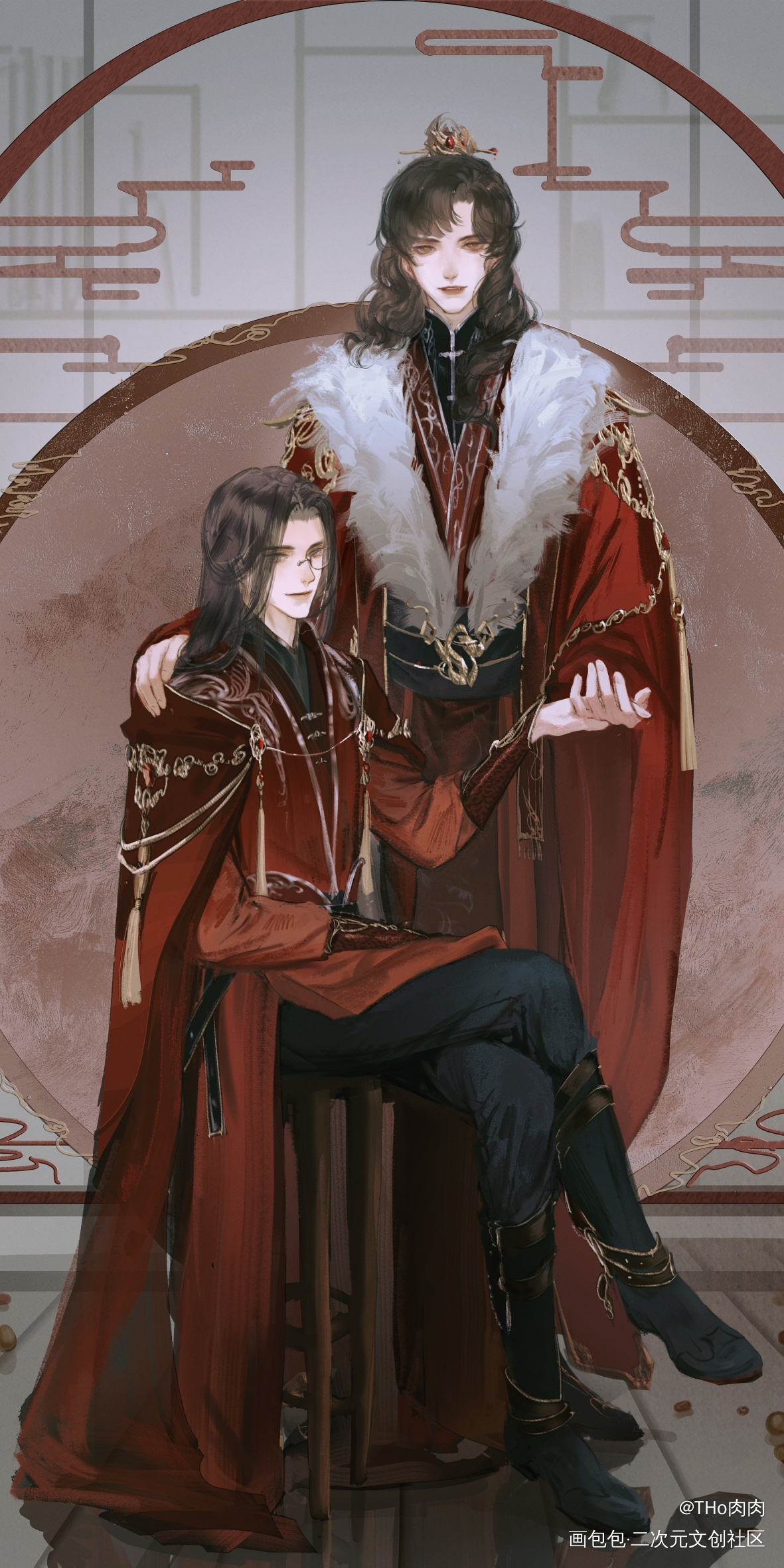 百年好合_杀破狼长顾长庚顾昀绘画作品