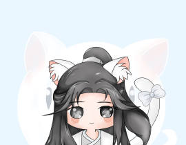 猫猫证件照_绘画作品