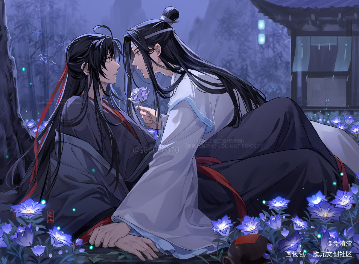 告白_魔道祖师忘羡绘画作品