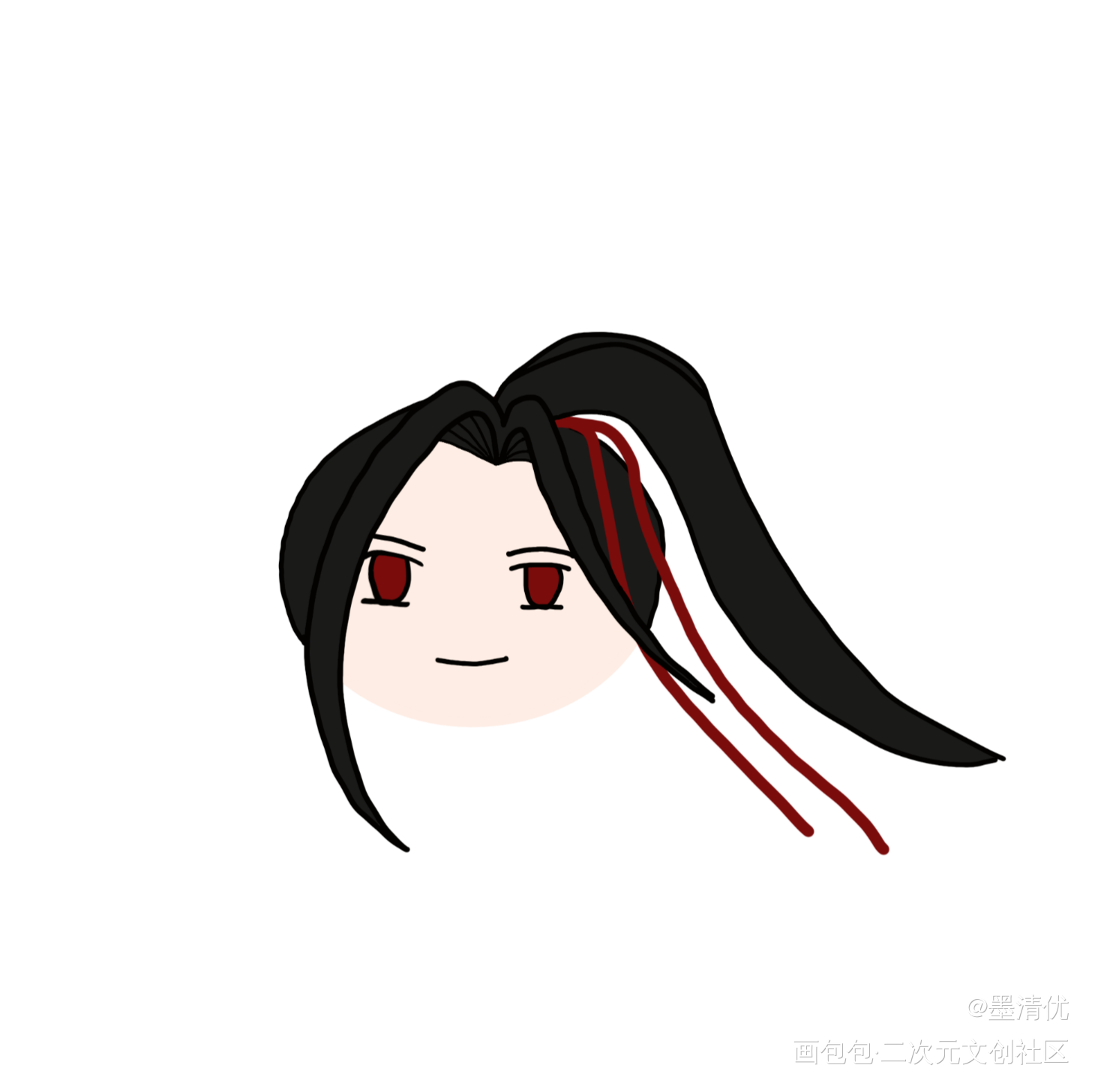 第一次画_魔道祖师绘画作品
