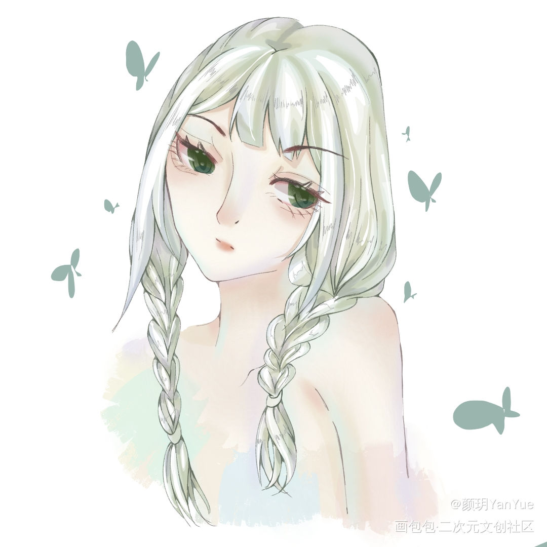 光遇小麻花_光遇平涂绘画作品