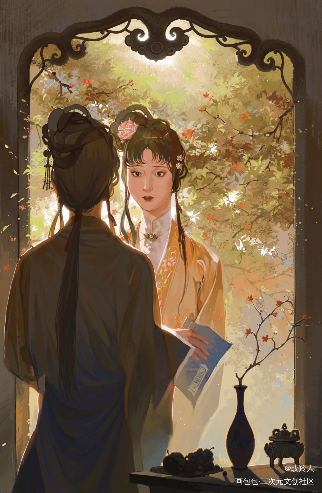黛玉_红楼梦林黛玉厚涂同人绘画作品