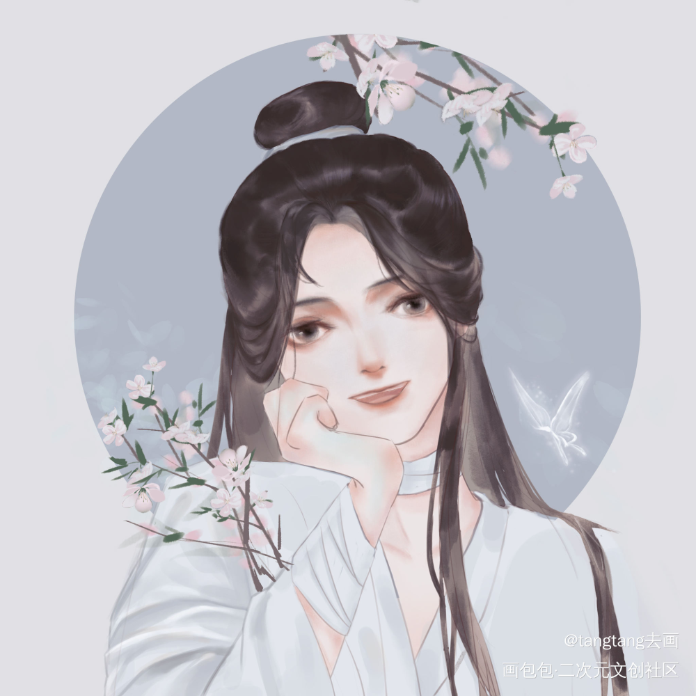 “三郎～”?✨✨✨_天官赐福花怜谢怜古风同人头像约稿绘画作品