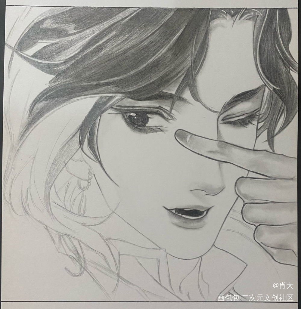 临摹_天官赐福花城临摹绘画作品