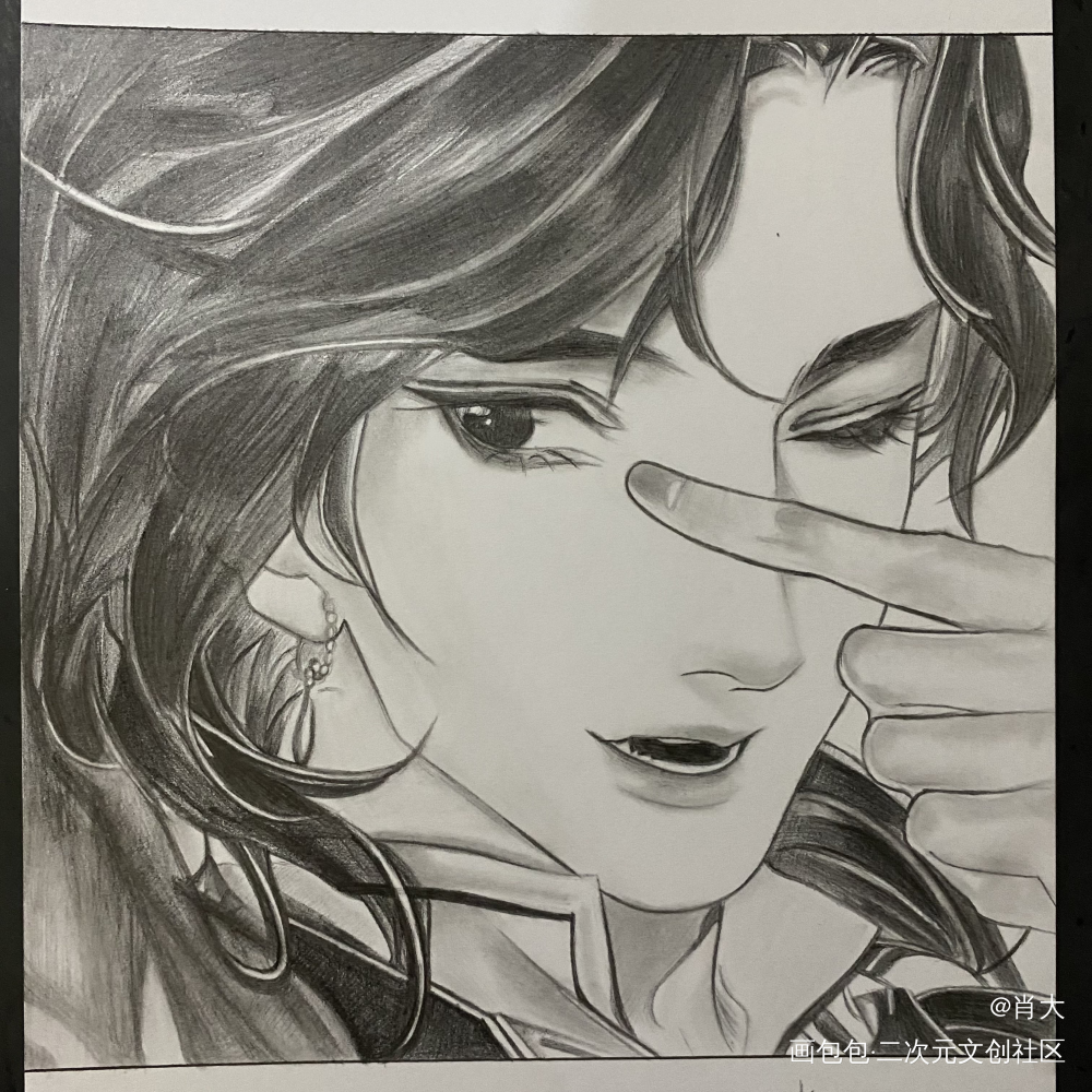 临摹_天官赐福花城临摹绘画作品