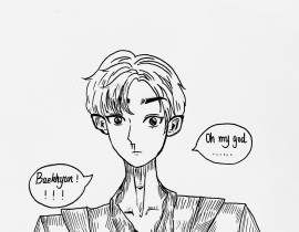 baekhyun的女仆装_绘画作品