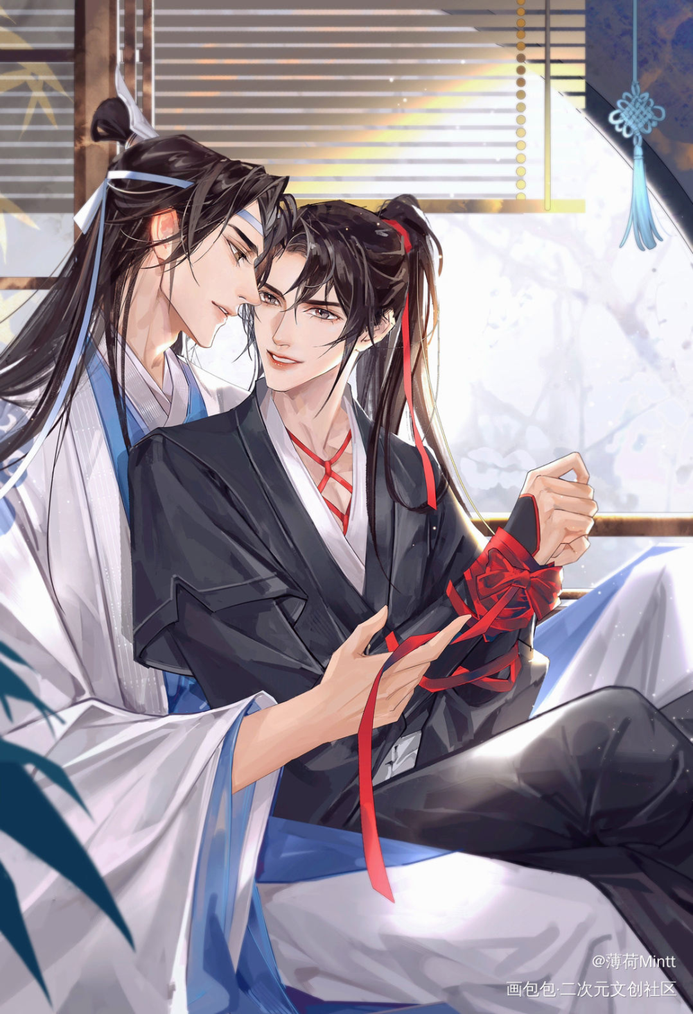 事前_魔道祖师忘羡绘画作品