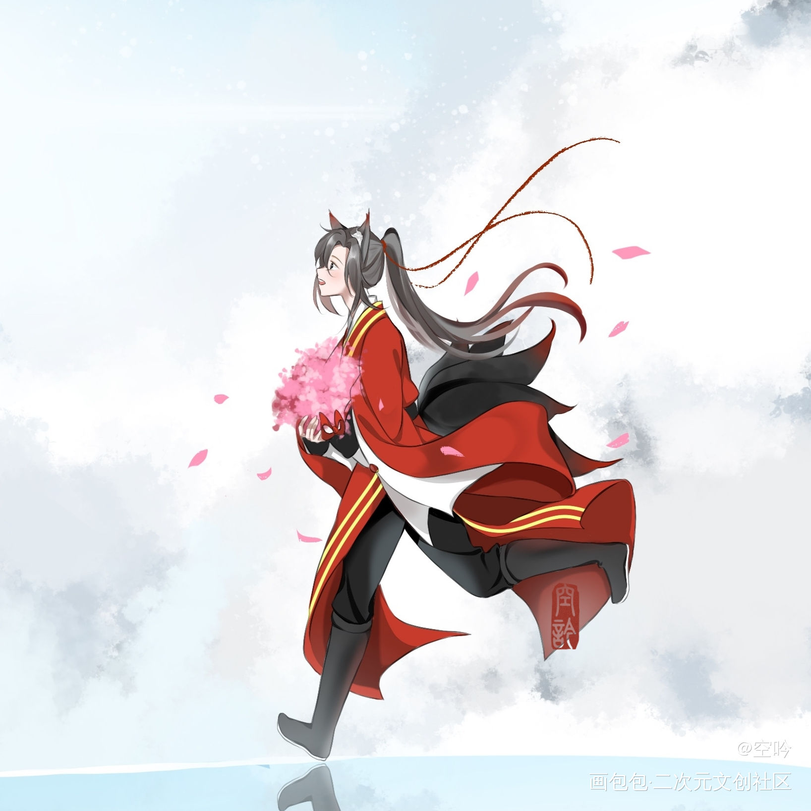 奔向你_魔道祖师忘羡绘画作品