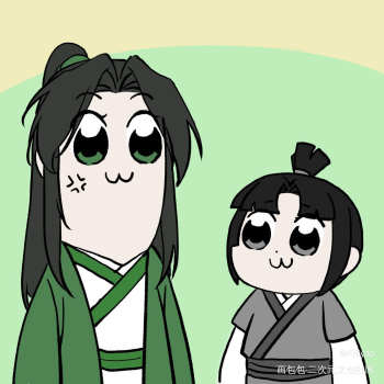 进行一个很怪的说_谷子墨香铜臭天官赐福戚容绘画作品