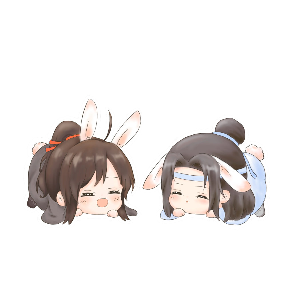 魔道祖师_魔道祖师忘羡Q版绘画作品