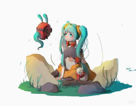 初音未来_绘画作品